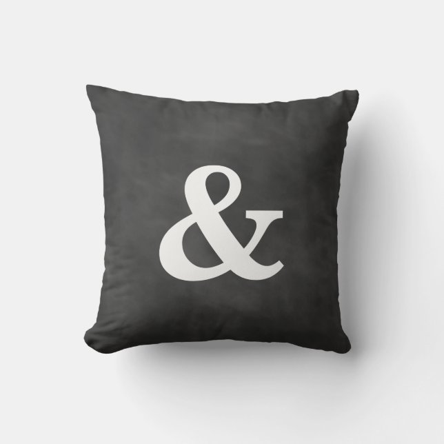 Almohada del signo "&" de la pizarra (Anverso)