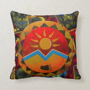 Almohada del símbolo del nativo americano del oso