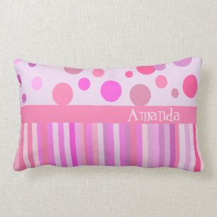 Almohada del sitio de las muchachas personalizadas