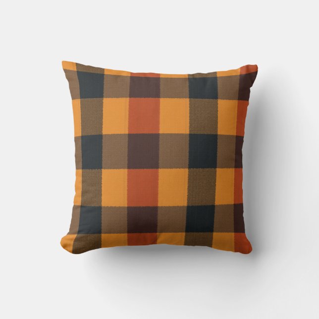 almohada del sofá cama estilo cuadros de otoño (Anverso)