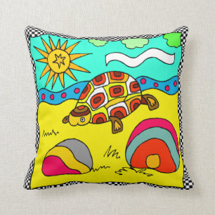 ALMOHADA DEL SOFÁ DEL DISEÑO DE LA TORTUGA
