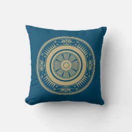 Almohada del solsticio de Rhodes Azure
