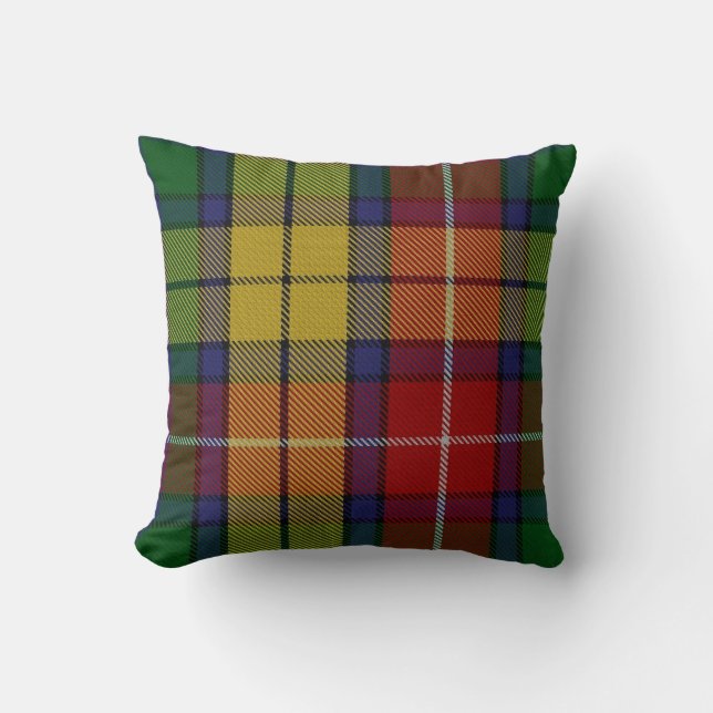 Almohada del tartán de Buchanan (Anverso)