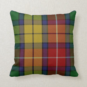 Almohada del tartán de Buchanan