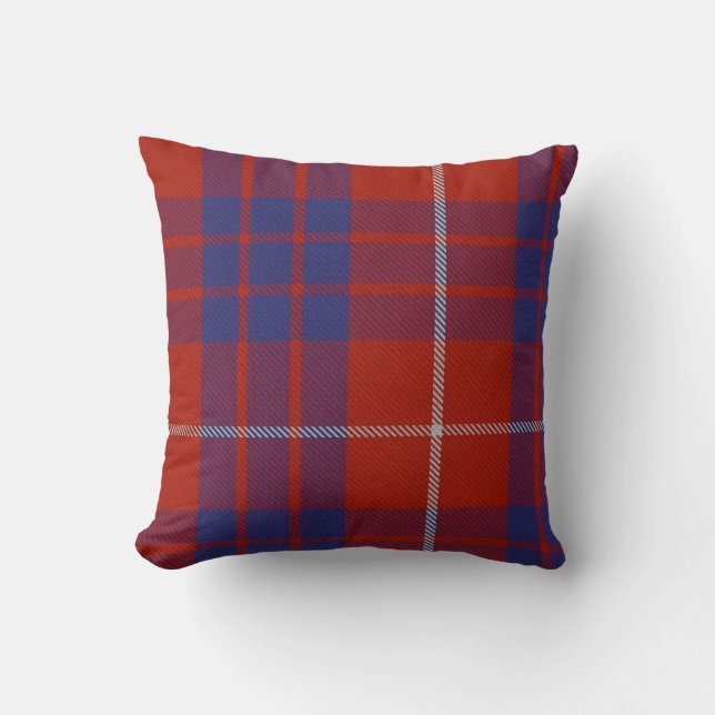 Almohada del tartán de Hamilton (Anverso)