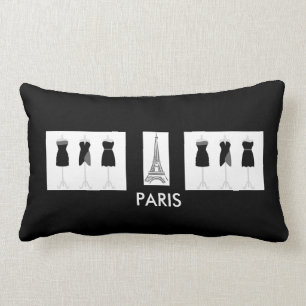 Almohada del tema de la moda del francés de la