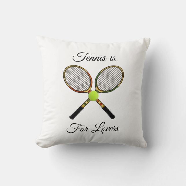 Almohada del tenis (cuadrado) (Anverso)