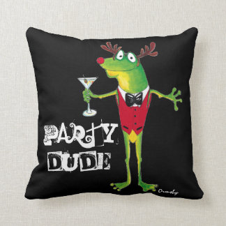 Almohada del tipo del fiesta del Froggy