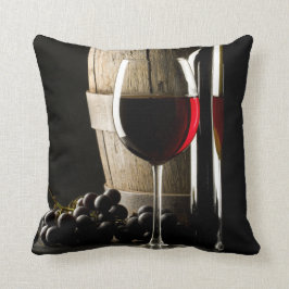 Almohada del tiro del amante del vino