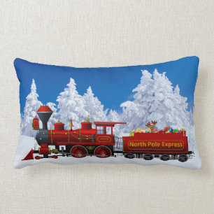 almohada del tren de navidades expresos del polo n