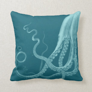 Almohada del tríptico del pulpo