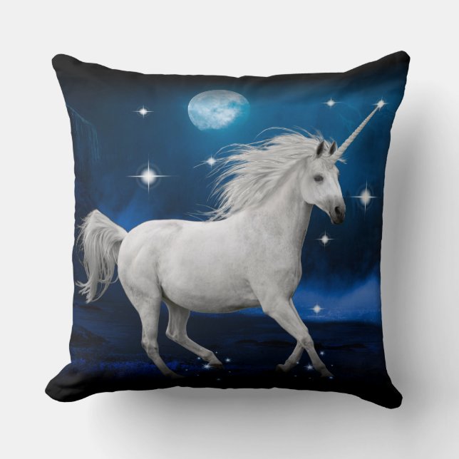 Almohada del unicornio del claro de luna (Anverso)