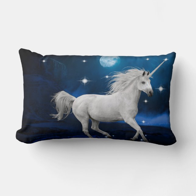 Almohada del unicornio del claro de luna de la (Anverso)