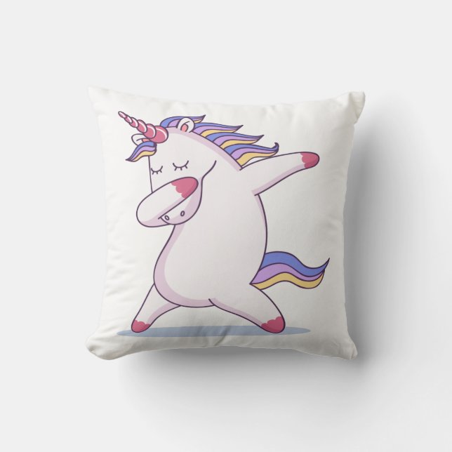 Almohada del unicornio que frota (Anverso)