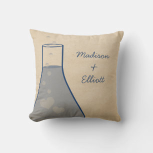 Almohada del vaso de precipitado caprichosa, azul