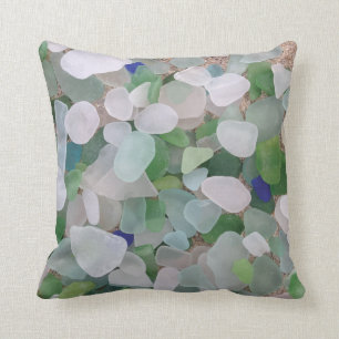 Almohada del vidrio del mar