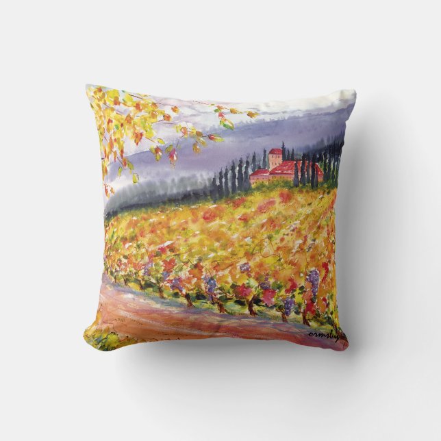 Almohada del viñedo (Anverso)