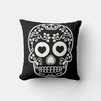Almohada del Vino del Azúcar Blanco y Negro