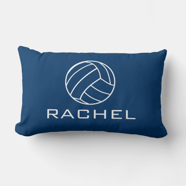 Almohada del voleibol de los azules marinos (Anverso)