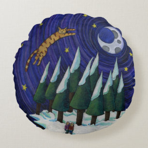 Almohada del vuelo del gato