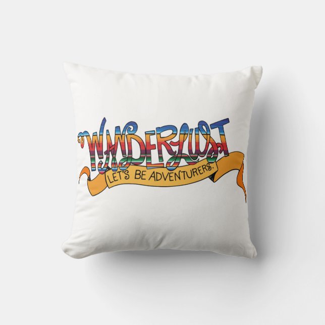 Almohada del Wanderlust (Anverso)