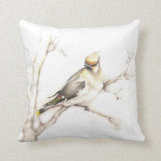 Almohada del Waxwing de cedro