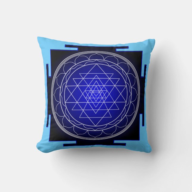 almohada del yantra del sri (Anverso)
