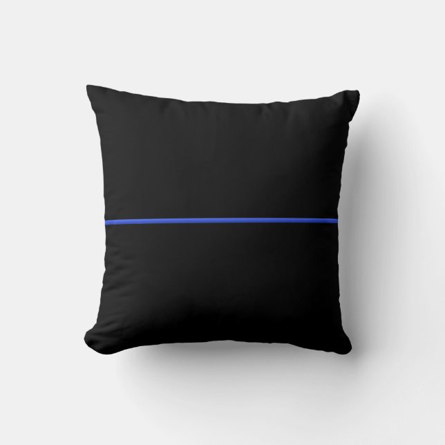 Almohada delgada de la línea azul (Anverso)