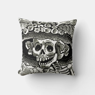 Almohada Día de Muertos - La Catrina