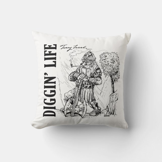 Almohada Diggin 'Life (Anverso)