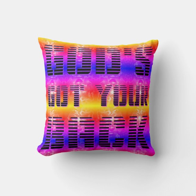Almohada Dios Tiene Tu Espalda De Amanecer A Atard (Anverso)
