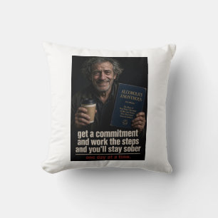 Almohada divertida anti AA un día a la vez