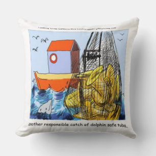 Almohada divertida de algodón para tuba segura par