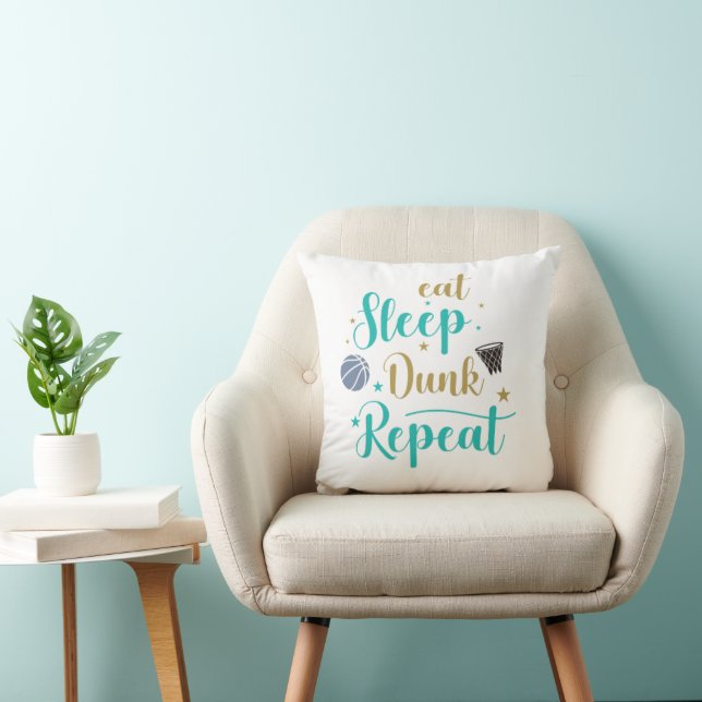 Almohada Divertida de Baloncesto - Comer Dormir Ma (Silla)