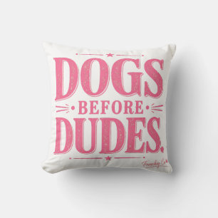 Almohada divertida de Bulldog Francés para amantes