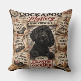 Almohada divertida de Cockapoo regalo único