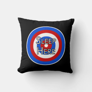 Almohada Divertida de "Dormir Aquí" de Target