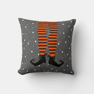 Almohada divertida de las piernas de la bruja