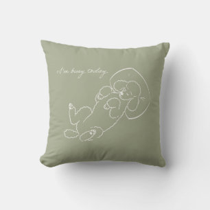 Almohada Divertida de Mamá de Caniche Personalizad