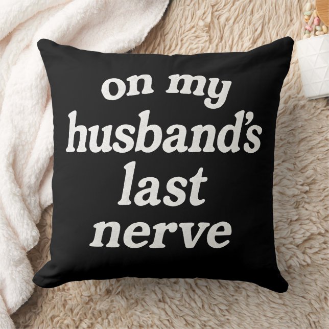 Almohada Divertida de Matrimonio Último Nervio (Manta)