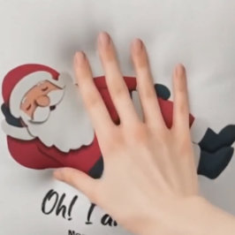  Almohada divertida de Navidad santa humorística l