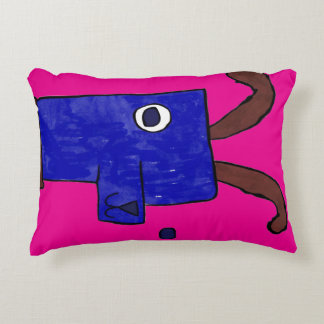 Almohada divertida de perro ladrido rosa linda