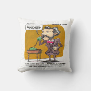 Almohada divertida de Rick London con cómic de Ale