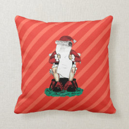 Almohada divertida de Santa