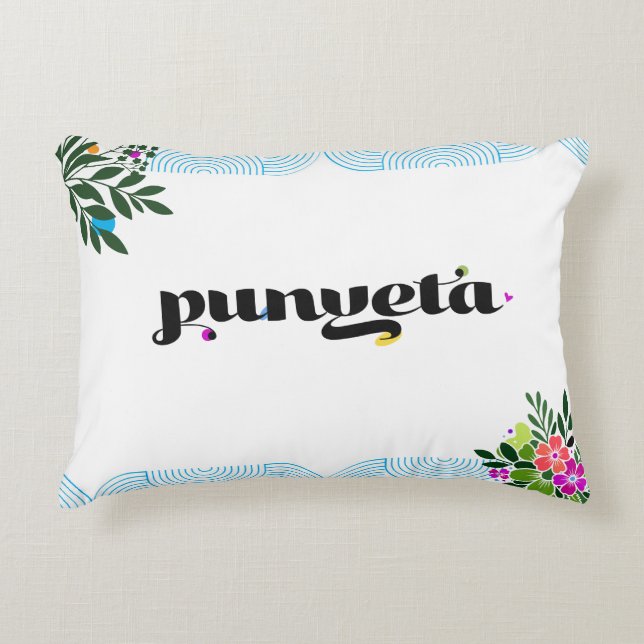 Almohada divertida filipina 'Punyeta' Almohada de  (Anverso)