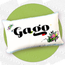 Almohada Divertida 'Gago' Decoración Boho Filipina