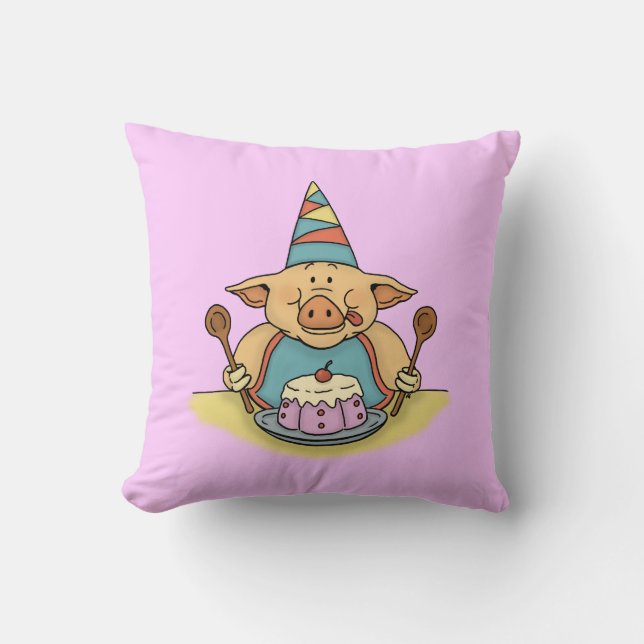 almohada divertida guarra hambrienta (Anverso)