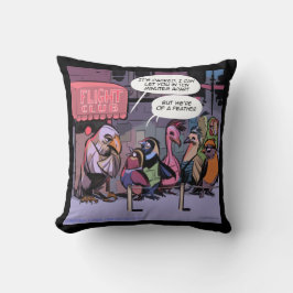 Almohada divertida "Pájaros de una pluma" de Rick 