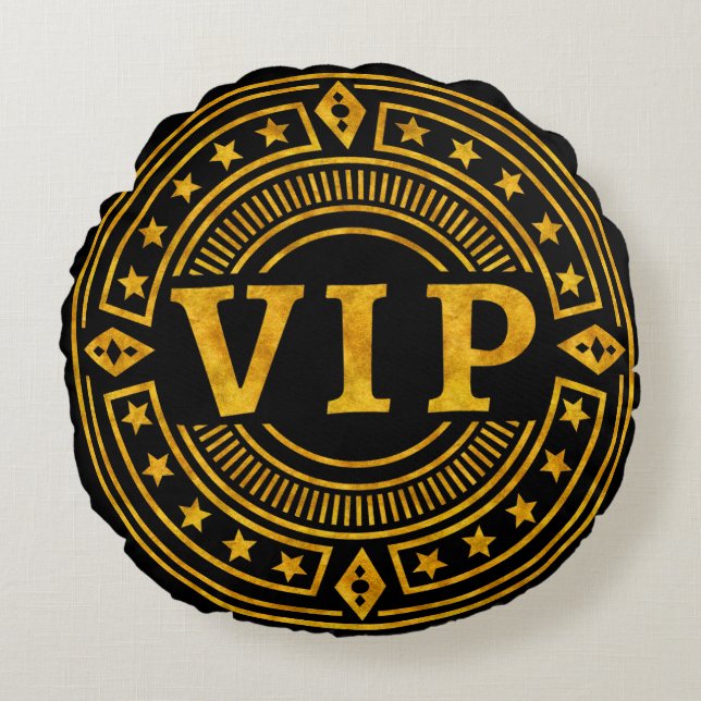 Almohada divertida para casa con acento VIP para m (Anverso)