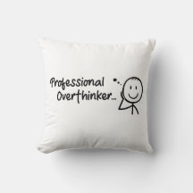 Almohada divertida para el pensador profesional